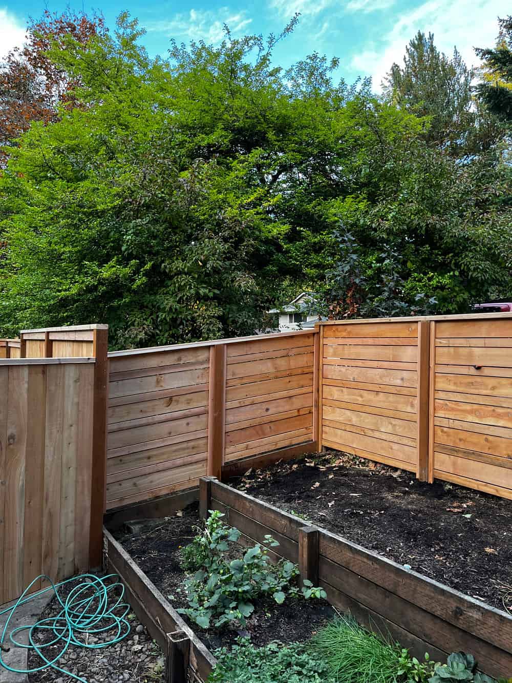 Cedar Fence Installation image
