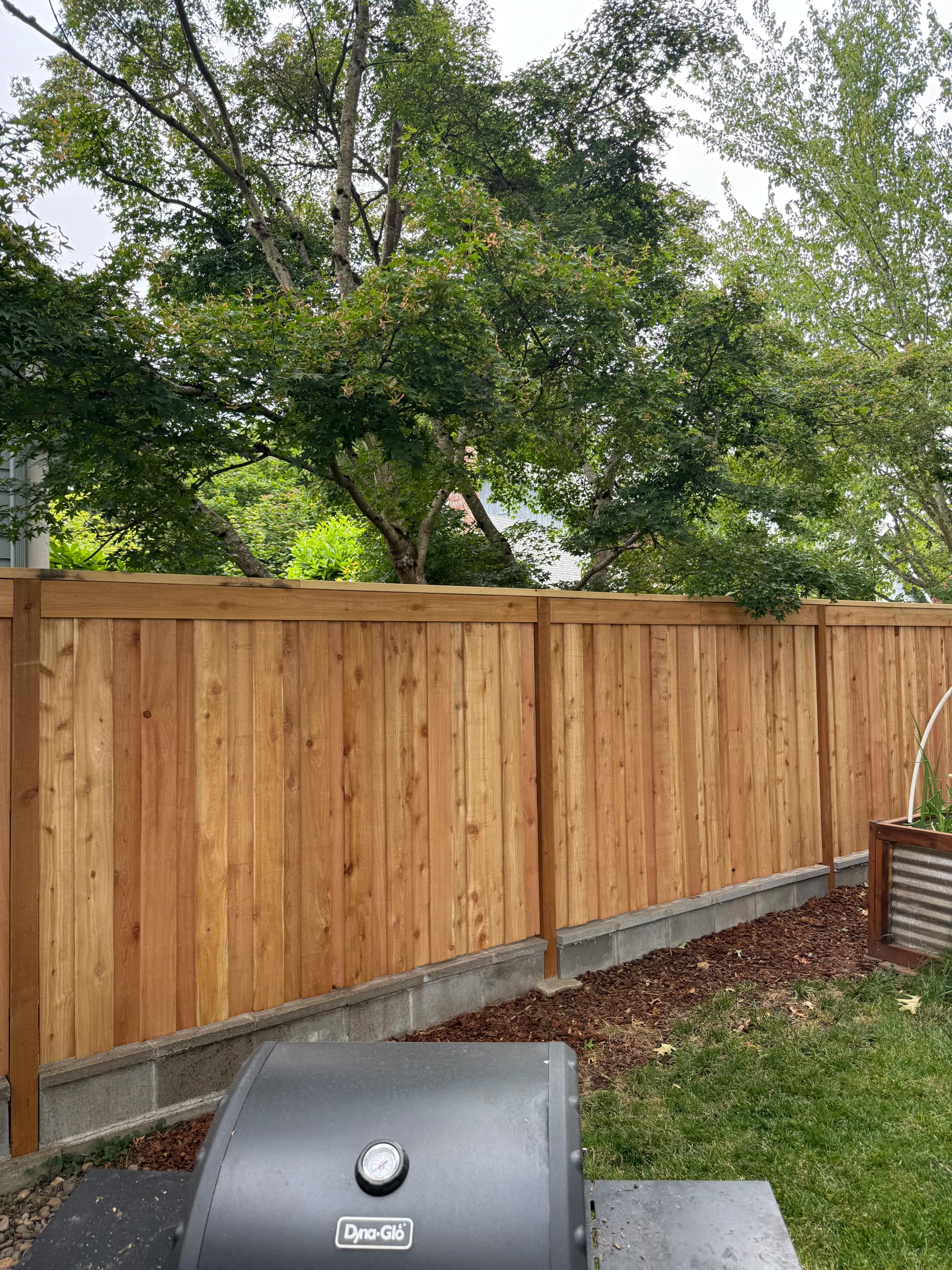 Gallery photos for Fresh Cedar Fence That Cleans Up the Whole Yard: Image #1