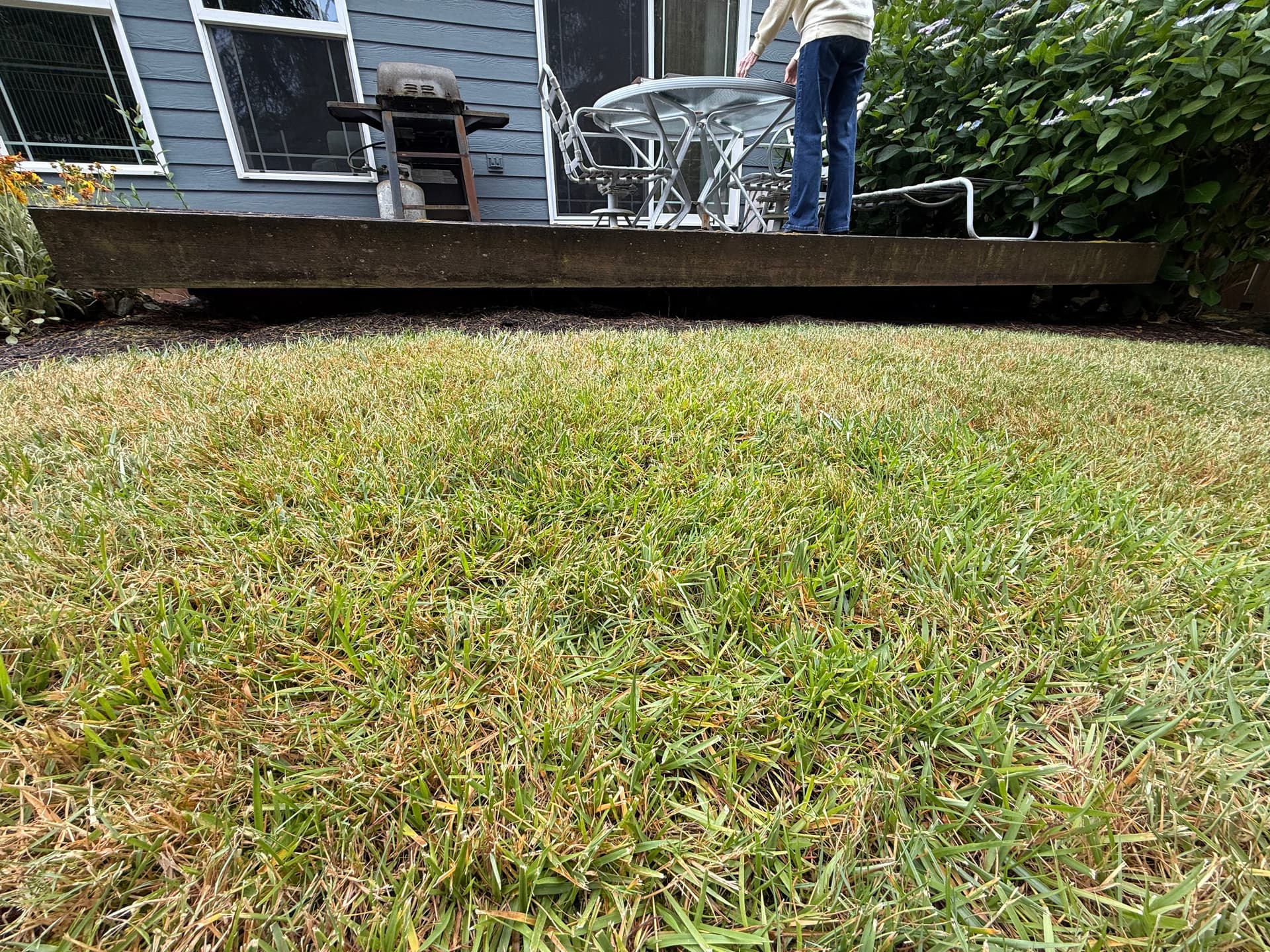 Gallery photos for Old Rotting Deck Replaced With a Clean TimberTech Composite Install: Image #1