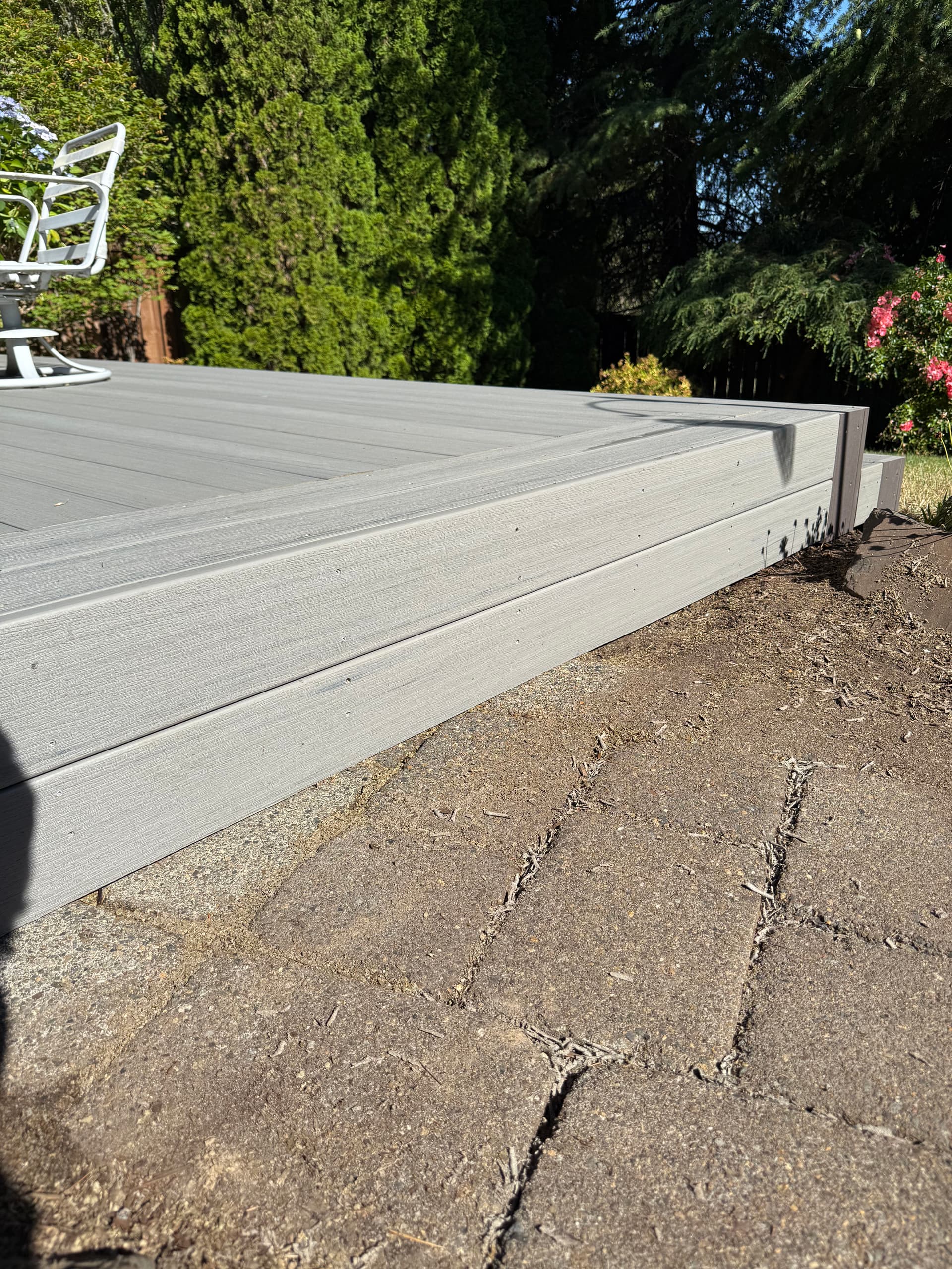 Gallery photos for Old Rotting Deck Replaced With a Clean TimberTech Composite Install: Image #3