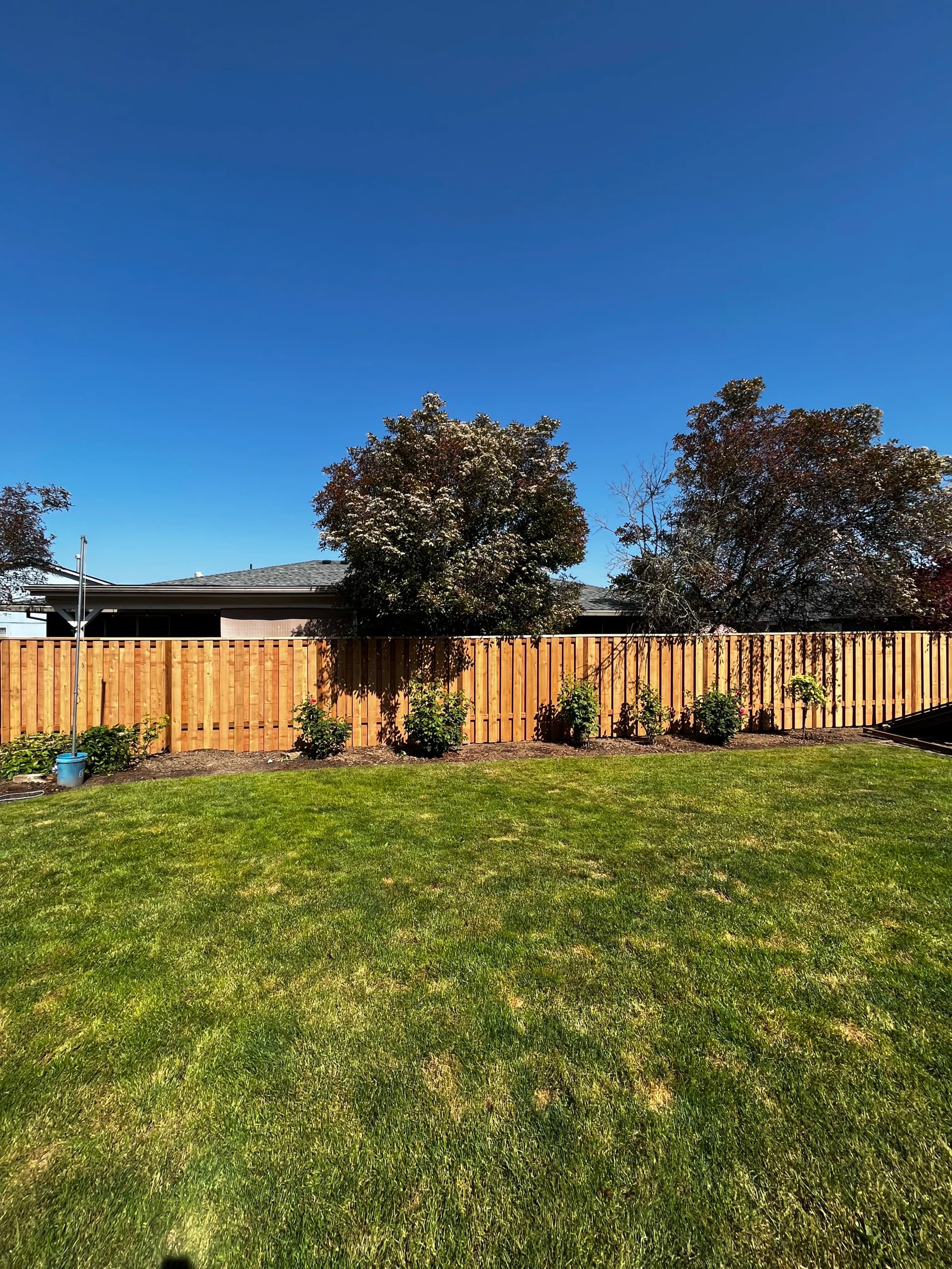 Gallery photos for Good Neighbour Cedar Fence That Works for Both Sides: Image #1