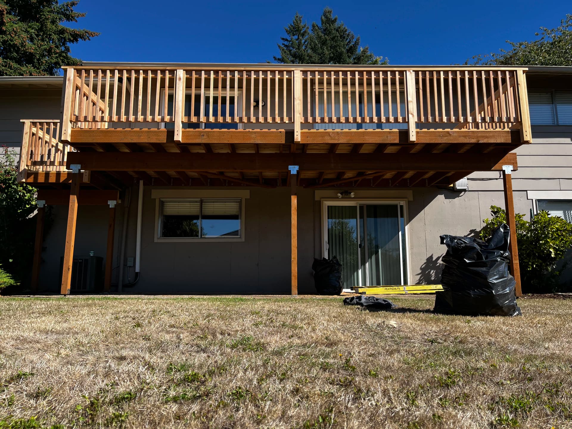 Fresh Cedar Deck Install That Brings the Warmth Back image