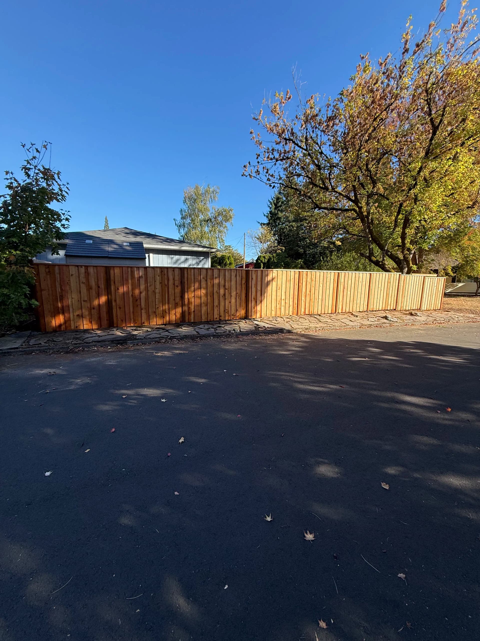 Gallery photos for Fresh Cedar Board-Over-Board Fence Replacement in Portland: Image #4