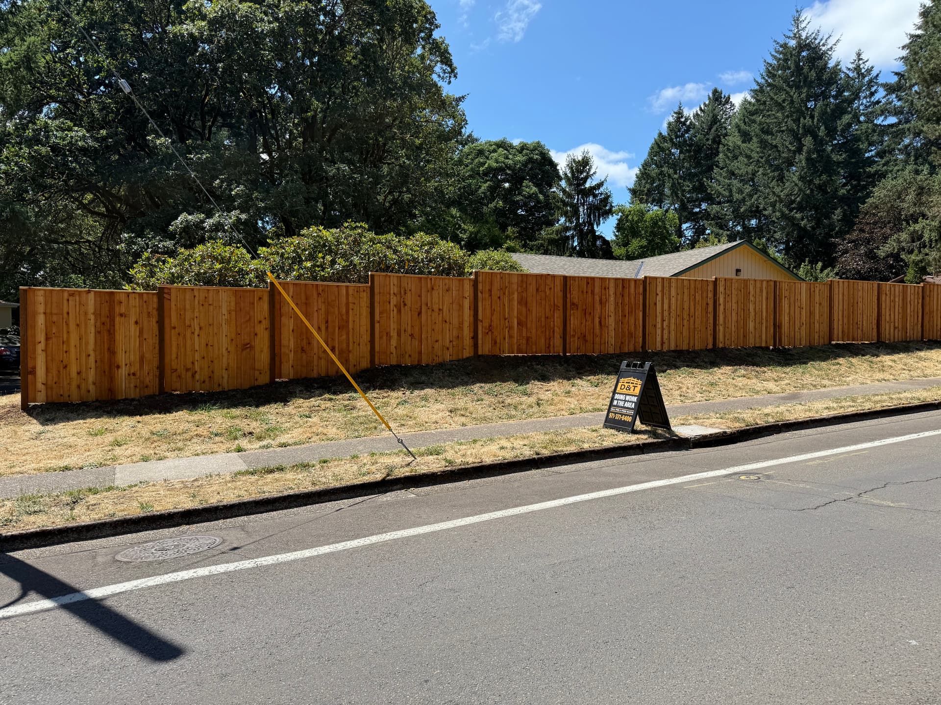 Gallery photos for Board-Over-Board Cedar Fence Installation in Portland Oregon: Image #2