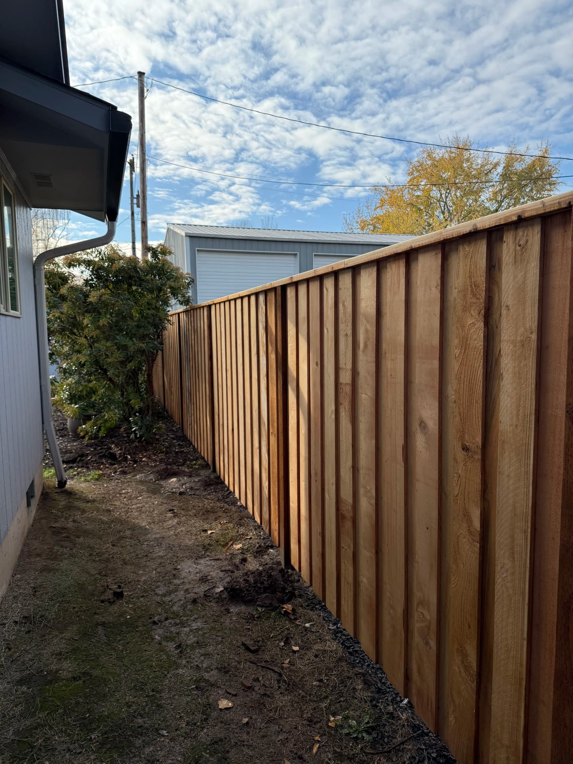 Gallery photos for Old Fence Out, Fresh Cedar In - What a Difference: Image #2